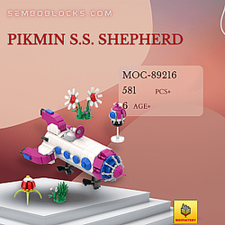 MOC Factory 89216 Movies and Games Pikmin S.S. Shepherd