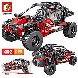 SEMBO 701404 Juggernaut Hurricane: Dodge sports car pull back Technic