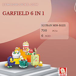 Sluban M38-B1221 Creator Expert Garfield 6 in 1