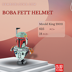 MOULD KING 21021 Star Wars Boba Fett Helmet