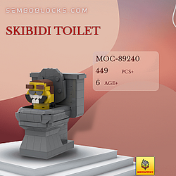 MOC Factory 89240 Movies and Games Skibidi Toilet