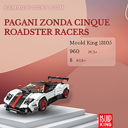 MOULD KING 13105 Technician Pagani Zonda Cinque Roadster Racers