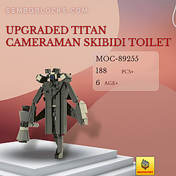 MOC Factory 89255 Movies and Games Upgraded Titan Cameraman Skibidi Toilet