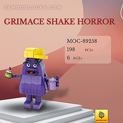 MOC Factory 89258 Creator Expert Grimace Shake Horror