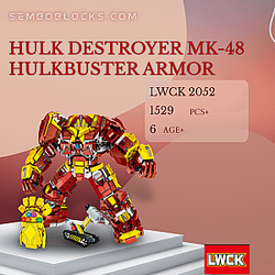 LWCK 2052 Movies and Games Hulk Destroyer MK-48 Hulkbuster Armor