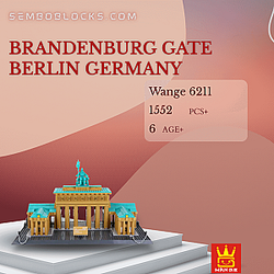 WANGE 6211 Modular Building Brandenburg Gate Berlin Germany