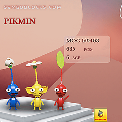 MOC Factory 159403 Movies and Games Pikmin