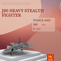 WANGE 4003 Military J20 Heavy Stealth Fighter