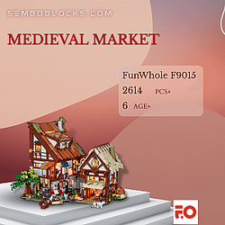 FunWhole F9015 Creator Expert Medieval Market