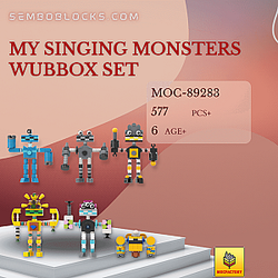 MOC Factory 89283 Movies and Games My Singing Monsters Wubbox Set