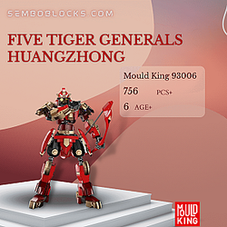 MOULD KING 93006 Creator Expert Five Tiger Generals HuangZhong