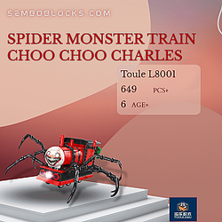 TUOLE L8001 Movies and Games Spider Monster Train Choo Choo Charles