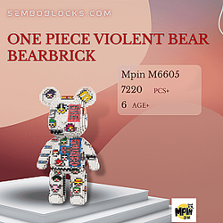 MPIN M6605 Creator Expert One Piece Violent Bear Bearbrick