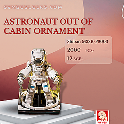 Sluban M38B-P8003 Space Astronaut Out of Cabin Ornament