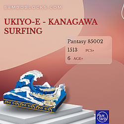 Pantasy 85002 Creator Expert UKIYO-E - Kanagawa Surfing