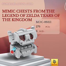 MOC Factory 89311 Movies and Games Mimic Chests from the Legend of Zelda Tears of the Kingdom