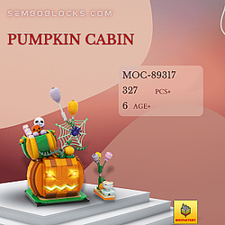 MOC Factory 89317 Creator Expert Pumpkin Cabin