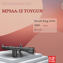 MOULD KING 14019 Military MPSAA-12 Toygun