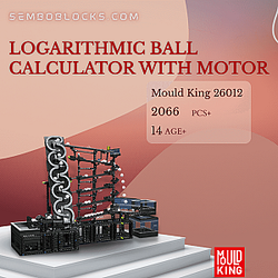 MOULD KING 26012 Technician Logarithmic Ball Calculator With Motor