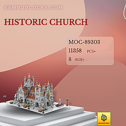 MOC Factory 89303 Modular Building Historic Church