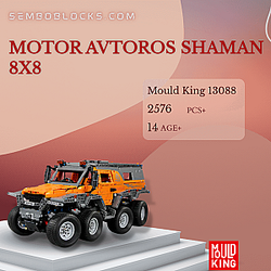 MOULD KING 13088 Technician Motor Avtoros Shaman 8x8