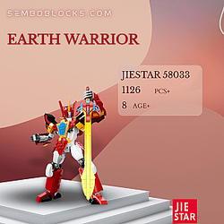 JIESTAR 58033 Movies and Games Earth Warrior