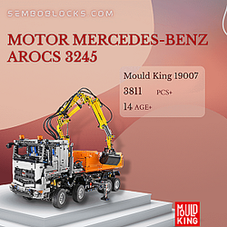 MOULD KING 19007 Technician Motor Mercedes-Benz Arocs 3245