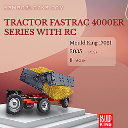 MOULD KING 17021 Technician Tractor Fastrac 4000er series with RC