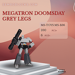 MAGIC SQUARE MS-B36 Creator Expert Megatron Doomsday Grey Legs