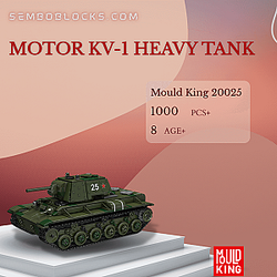 MOULD KING 20025 Military Motor KV-1 Heavy Tank