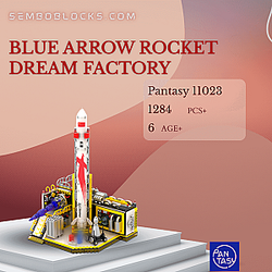 Pantasy 11023 Space Blue Arrow Rocket Dream Factory