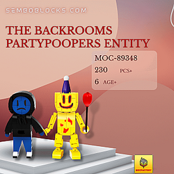 MOC Factory 89348 Movies and Games The Backrooms Partypoopers Entity