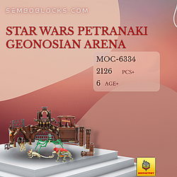 MOC Factory 6334 Star Wars Star Wars Petranaki Geonosian Arena