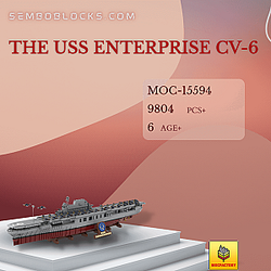 MOC Factory 15594 Military The USS Enterprise CV-6