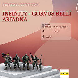 Joytoy JT4799+JT4805+JT4812+JT4829 Creator Expert Infinity - Corvus Belli Ariadna