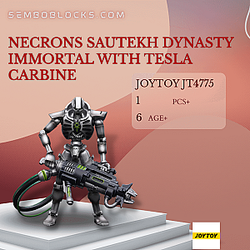 Joytoy JT4775 Creator Expert Necrons Sautekh Dynasty Immortal with Tesla Carbine