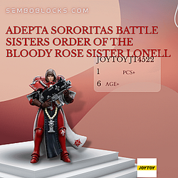 Joytoy JT4522 Creator Expert Adepta Sororitas Battle Sisters Order of the Bloody Rose Sister Lonell