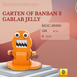 MOC Factory 89360 Movies and Games Garten of Banban 3 Gablab Jelly