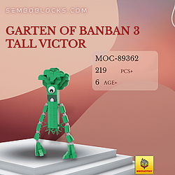 MOC Factory 89362 Movies and Games Garten of Banban 3 Tall Victor