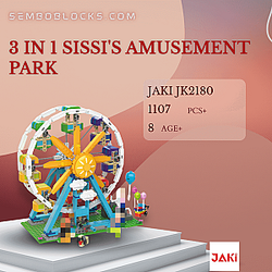 JAKI JK2180 Creator Expert 3 IN 1 SISSI'S Amusement Park