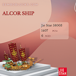 JIESTAR 58003 Creator Expert ALCOR Ship