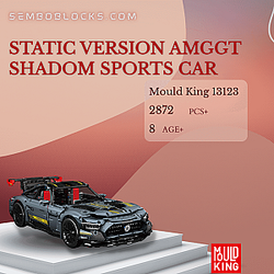 MOULD KING 13123 Technician Static version AMGGT SHADOM Sports Car