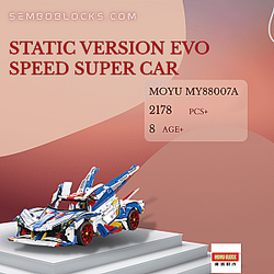 MOYU MY88007A Technician Static Version Evo Speed Super Car