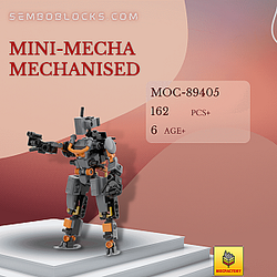 MOC Factory 89405 Creator Expert Mini-Mecha Mechanised