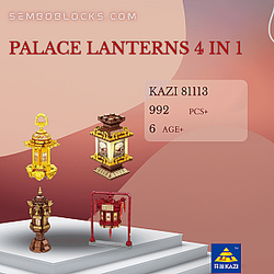 KAZI / GBL / BOZHI 81113 Creator Expert Palace Lanterns 4 in 1