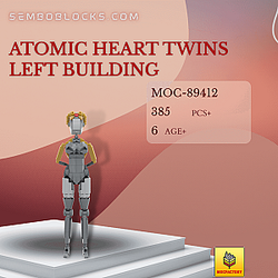 MOC Factory 89412 Movies and Games Atomic Heart Twins Left Building