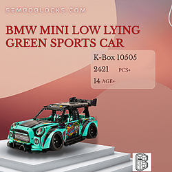 K-Box 10505 Technician BMW MINI Low Lying Green Sports Car