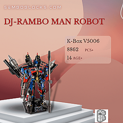 K-Box V5006 Movies and Games DJ-Rambo Man Robot