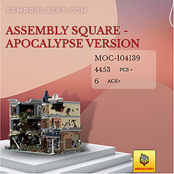 MOC Factory 104139 Modular Building Assembly Square - Apocalypse Version