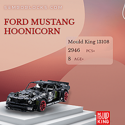 MOULD KING 13108 Technician Ford Mustang Hoonicorn